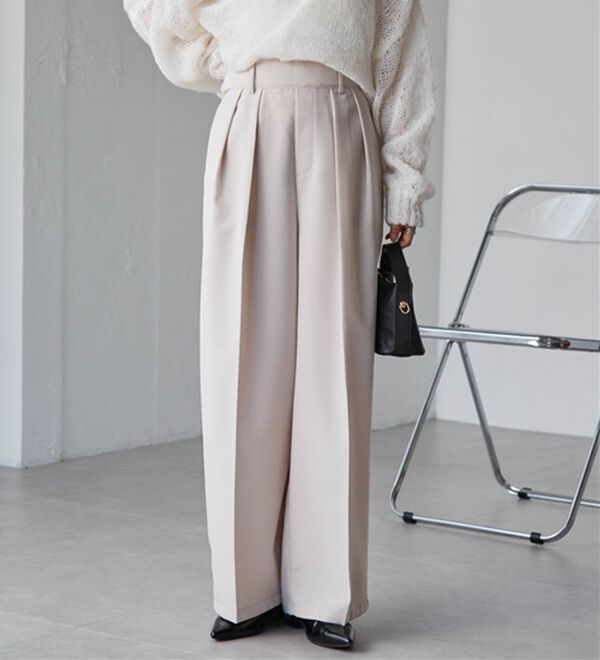 ワイドスラックス　sulln CITEN＞スーパーワイドスラックス