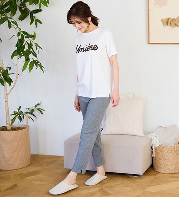 LAVIENNE（ラヴィエンヌ）の「綿１００％着回し自在パンツ（クロップドパンツ）」｜詳細画像