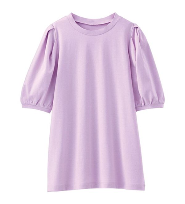 BELLUNA（ベルーナ）の「ひんやり綿混素材華奢見せプルオーバー（カットソー）」｜詳細画像