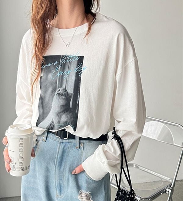 GeeRA（ジーラ）の「アソートデザインフォトプリントロンＴ（カットソー）」｜詳細画像