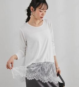 RANAN（ラナン）の「イレヘムレースドッキングロンＴＥＥ（カットソー）」