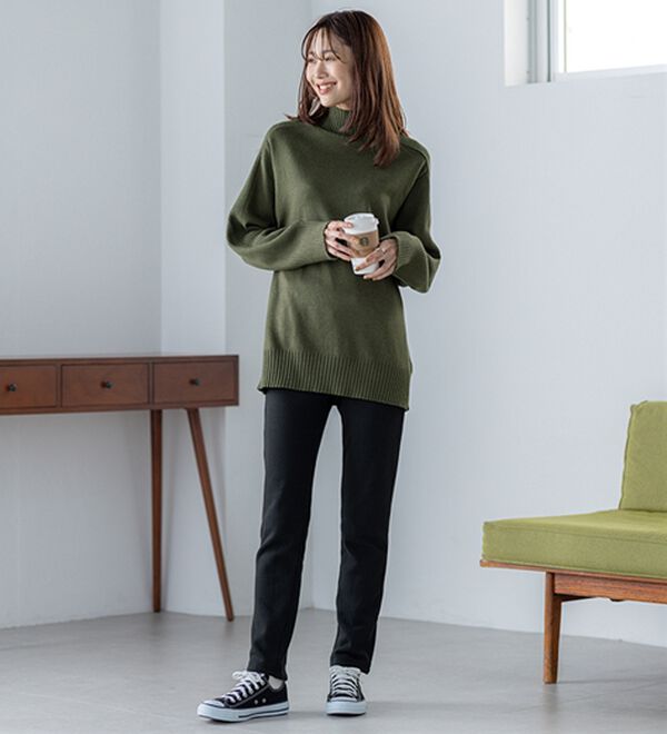 BELLUNA（ベルーナ）の「まるではく毛布！静電防止付裏ファーレギンス（スパッツ・レギンス）」｜詳細画像