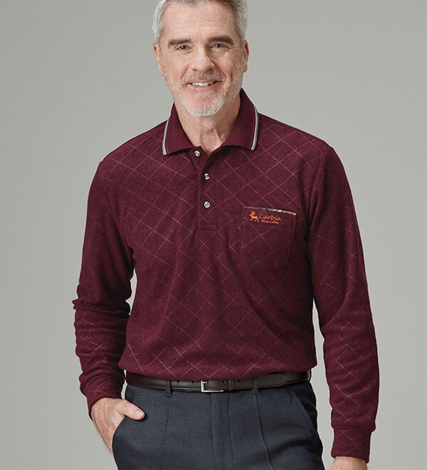 「毎日着たい柔らか素材の暖かポロ（メンズポロシャツ）」｜詳細画像