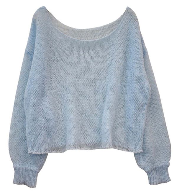 モヘアライクローゲージニット - ベルーナ【公式】