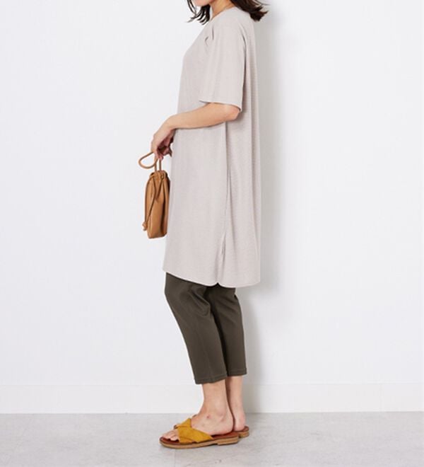 BELLUNA（ベルーナ）の「【接触冷感】ヒンヤリ速乾！かのこ素材レギンスパンツ（スパッツ・レギンス）」｜詳細画像