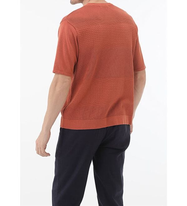 「＜コムルヴァン・オム＞涼感バンブーニットＴシャツ（メンズＴシャツ）」｜詳細画像