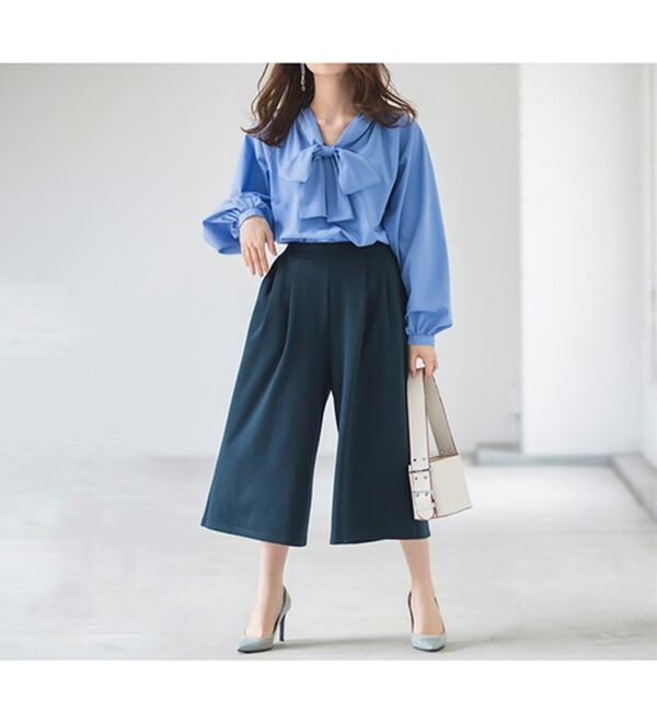 裏起毛ガウチョパンツ クロップド - ベルーナ【公式】