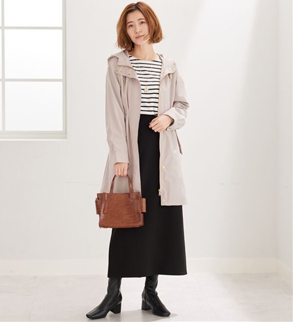 BELLUNA（ベルーナ）の「【新色追加】防風＆はっ水加工マウンテンパーカー（ハーフコート）」｜詳細画像