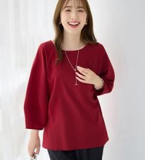 alotta（アロッタ）の「【接触冷感】さらっと上品ランタンスリーブカットソー（カットソー）」