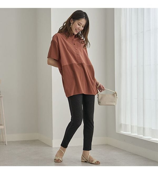 BELLUNA（ベルーナ）の「ひんやり冷感！新デニム調レギンス（スパッツ・レギンス）」｜詳細画像