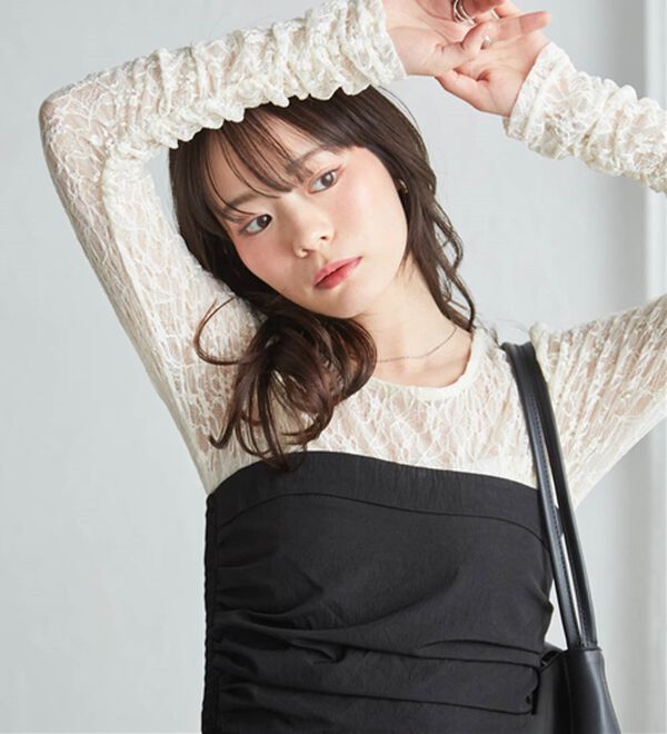 RANAN（ラナン）の「パッチワークレースT（カットソー）」｜詳細画像