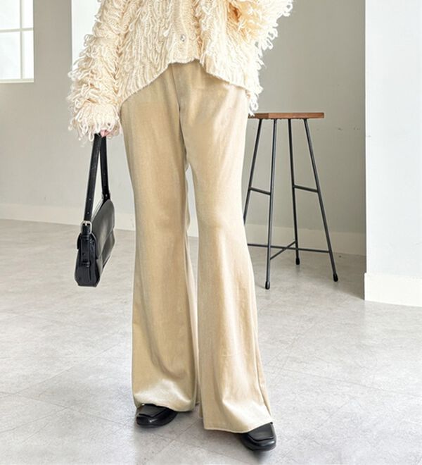 ベロアフレアパンツ - ベルーナ【公式】