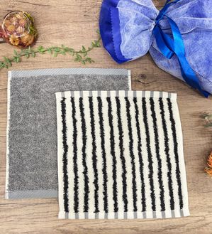 「今治産タオルハンカチ　ジャーナルスタンダード2枚（その他メンズファッション小物）」｜グレー・ブラック