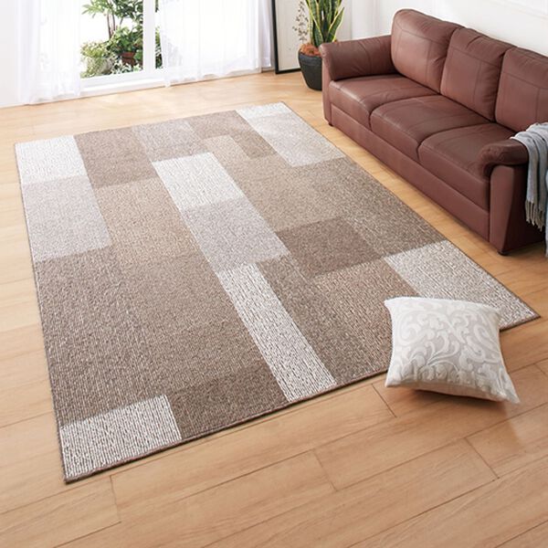 「日本製折りたためて洗えるウール混カーペット（カーペット）」｜詳細画像