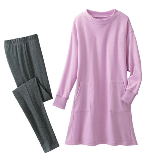 LAVIENNE（ラヴィエンヌ）の「毛玉ができにくい！裏ファーチュニック（パジャマ・ルームウェア）」｜さくら