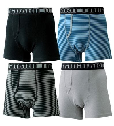 「【４枚組】股上深めタフガードトランクス※吸収機能なし（メンズブリーフパンツ）」