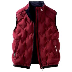 「＜ダンロップ・リファインド＞エアーウォームベスト（メンズベスト）」｜ワイン