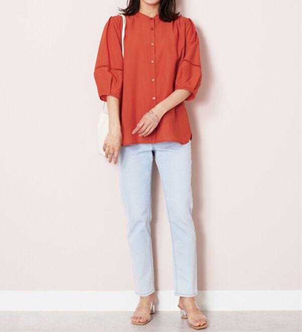 BELLUNA（ベルーナ）の「エアリービンテージ素材レース使いブラウス（ブラウス）」｜詳細画像