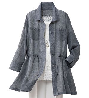 「麻混ジャケット（シャツ）」｜詳細画像