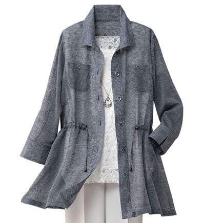 「麻混ジャケット（シャツ）」