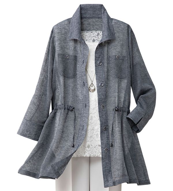 「麻混ジャケット（シャツ）」｜詳細画像