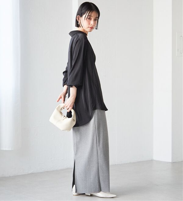 RANAN（ラナン）の「2WAYサテンスキッパーシャツ（シャツ）」｜詳細画像