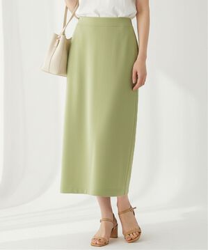 BELLUNA（ベルーナ）の「ポンチ素材きれい見えナロースカート（ロングスカート）」｜詳細画像