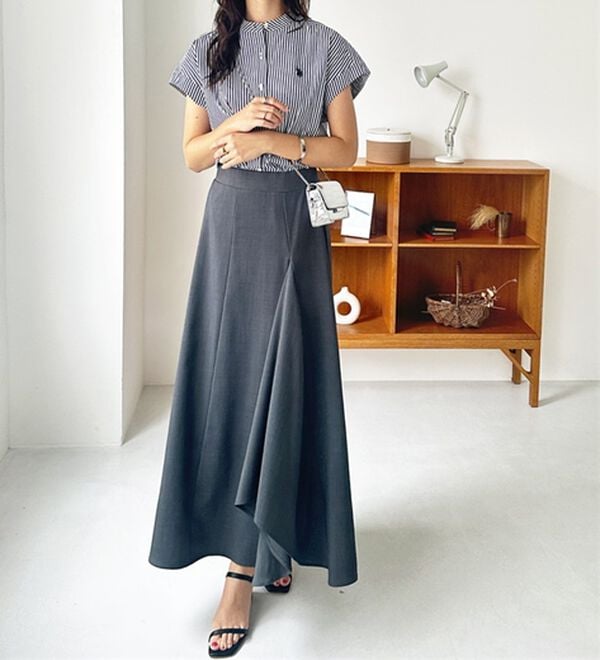 GeeRA（ジーラ）の「【ＵＳ．ＰＯＬＯ．ＡＳＳＮ】フレンチスリーブシャツ（シャツ）」｜詳細画像