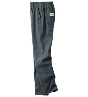 ルフラン（ルフラン）の「ラクばきコットン混パンツ＜ポプル＞（フルレングスパンツ）」｜チャコール
