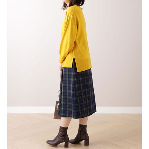 BELLUNA（ベルーナ）の「編地切替デザインニットプルオーバー（ニット・セーター）」｜詳細画像