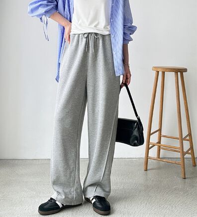 GeeRA（ジーラ）の「切替デザインカーブスウェット（フルレングスパンツ）」