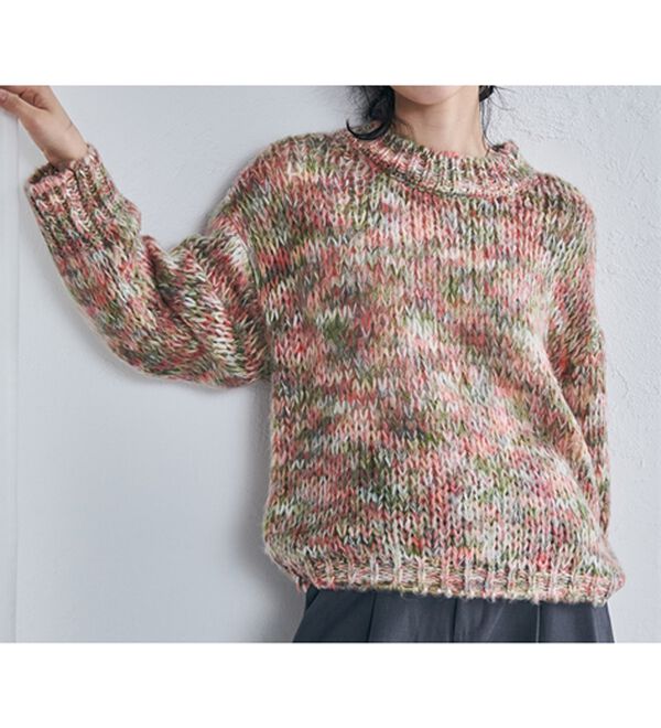 RANAN（ラナン）の「ミックスカラーシャギーニット（ニット・セーター）」｜詳細画像