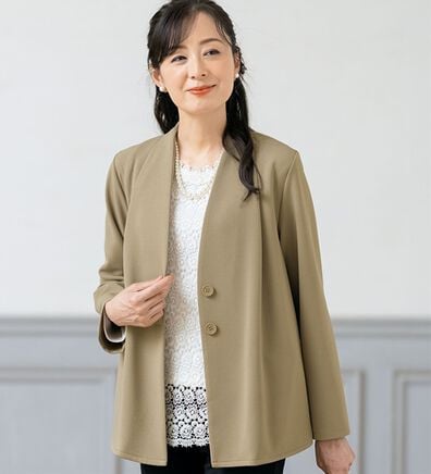 ルフラン（ルフラン）の「美ラインカットソージャケット（その他ジャケット）」