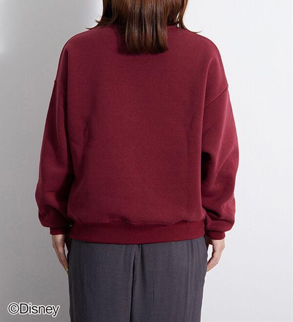 BELLUNA（ベルーナ）の「＜Ｄｉｓｎｅｙ＞【スティッチ】さがら刺しゅう裏起毛ゆったりトレーナー（トレーナー・スウェット）」｜詳細画像