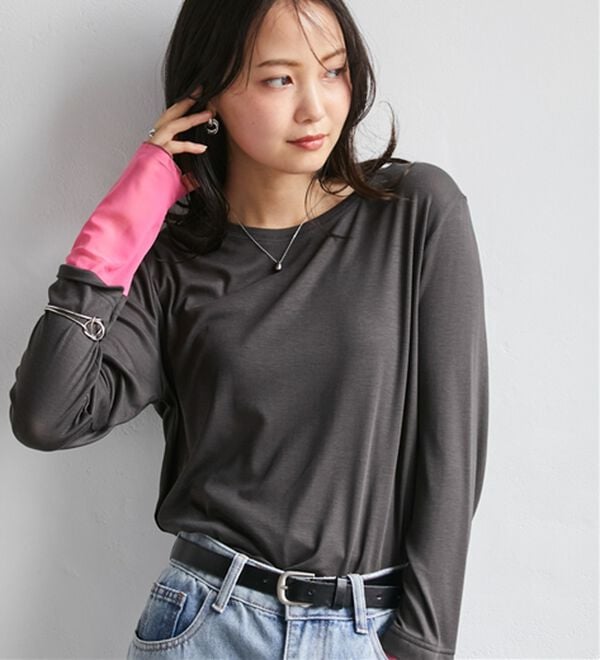 RANAN（ラナン）の「レイヤードスリーブロンＴＥＥ（カットソー）」｜詳細画像