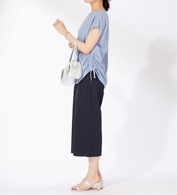 BELLUNA（ベルーナ）の「サラリ綿混ベイカーキュロットパンツ（その他パンツ）」｜詳細画像