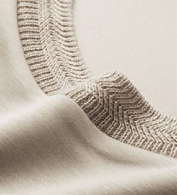 RANAN（ラナン）の「＜ＨＳ＞編立衿ポイントきれいめスウェット（カットソー）」｜詳細画像