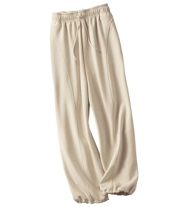 BELLUNA（ベルーナ）の「【ＳＥＪＬ】切替ゆったりパンツ（ワイドパンツ・ガウチョ）」｜アイボリー