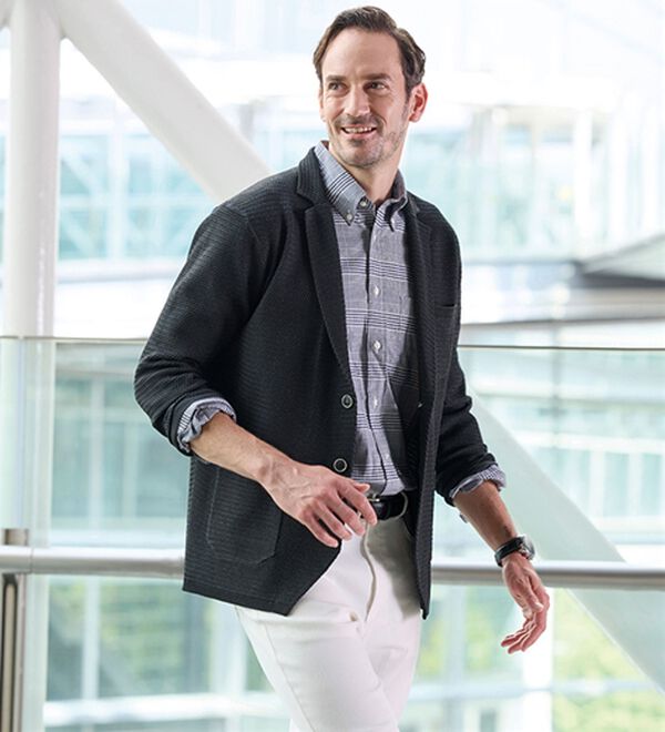 「＜コムルヴァン・オム＞軽さを愉しむ洗練テーラード（メンズジャケット）」｜詳細画像