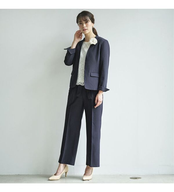 5点セット】〈ワイドパンツ〉2ジャケット5点セットスーツ - ベルーナ  