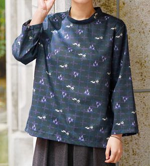 BELLUNA（ベルーナ）の「【ムーミン】隠れリトルミイブラウス（ブラウス）」｜ネイビー