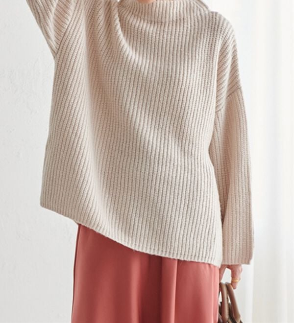 RANAN（ラナン）の「ふんわり！あぜ編ニットプルオーバー（ニット・セーター）」｜詳細画像