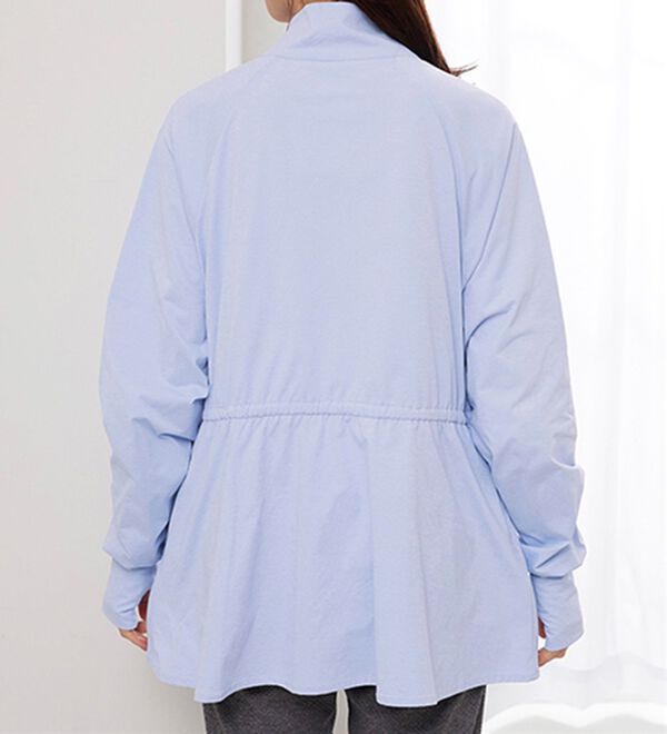 BELLUNA（ベルーナ）の「ギャザー切替ラッシュガードＵＶ対策ジャケット（パーカー）」｜詳細画像