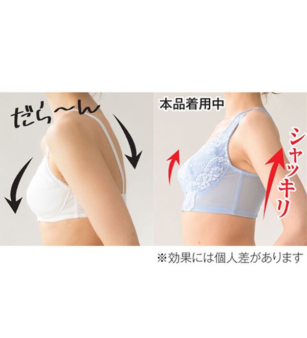 「【３色組】肩らく美姿勢ブラ（ノンワイヤーブラ）」｜詳細画像