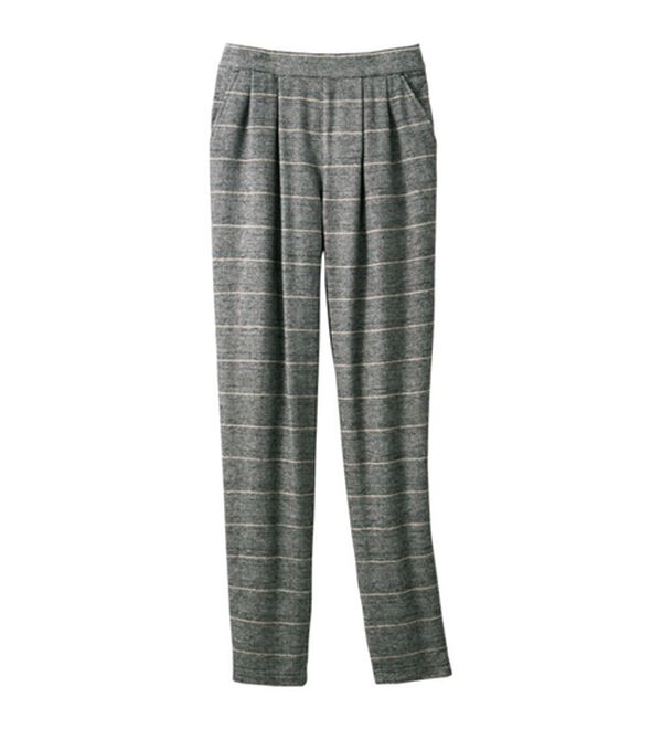 ルフラン（ルフラン）の「【２本組】ウール見え綿混タックパンツ＜パティン＞（フルレングスパンツ）」｜詳細画像