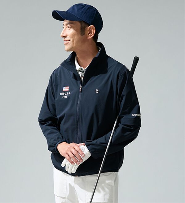 「＜マンシングウェア＞はっ水ストレッチ２ＷＡＹブルゾン（メンズカットソー）」｜詳細画像