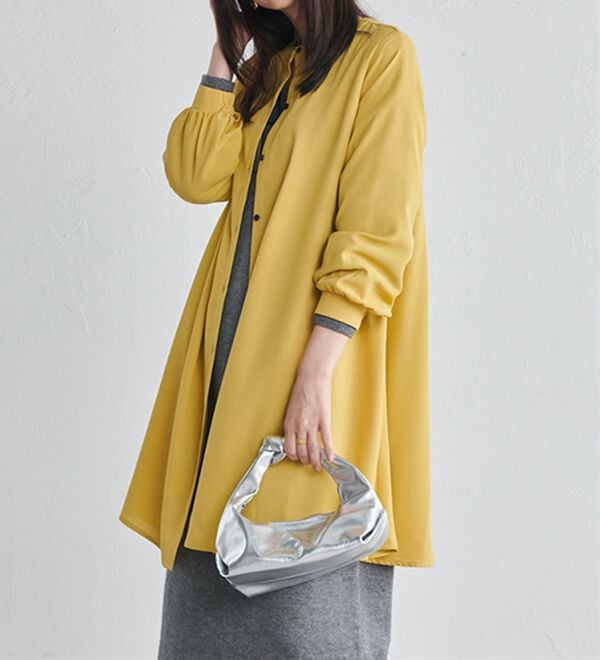 RANAN（ラナン）の「２ＷＡＹボタン使いフレアーブラウス（ブラウス）」｜詳細画像