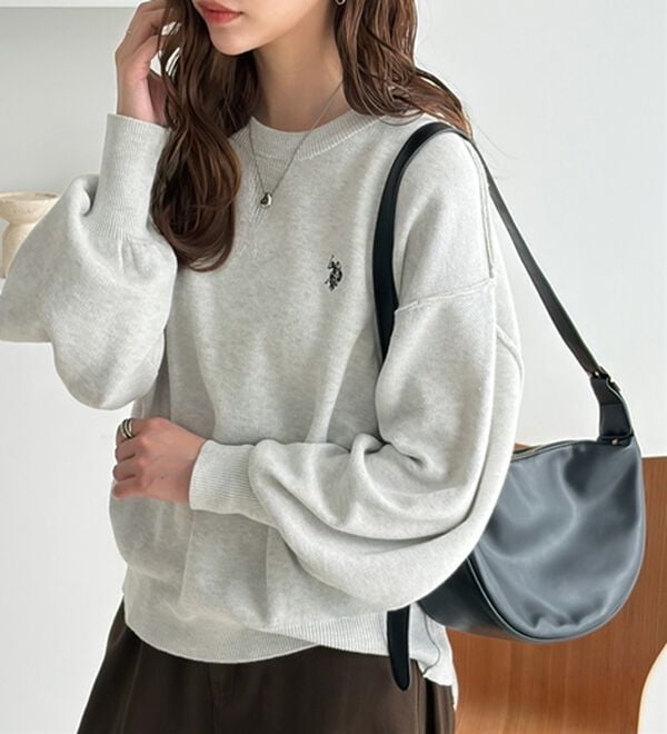 GeeRA（ジーラ）の「【U.S. POLO ASSN.】スウェットライクニット（ニット・セーター）」｜詳細画像