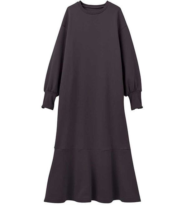 RANAN（ラナン）の「＜ＨＩＧＨ　ＳＰＥＣ＞毛玉になりにくい！ペプラムデザインワンピース（その他ワンピース）」｜詳細画像