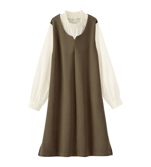 BELLUNA（ベルーナ）の「コーデ済み！お洒落ジャンパースカート（ジャンパースカート）」｜詳細画像